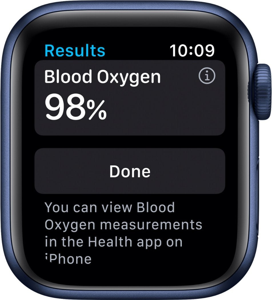 Apple Watch Series 6 (GPS + LTE) 40mm Blue Aluminum Case & Deep Navy Sport Band (Refurbished)