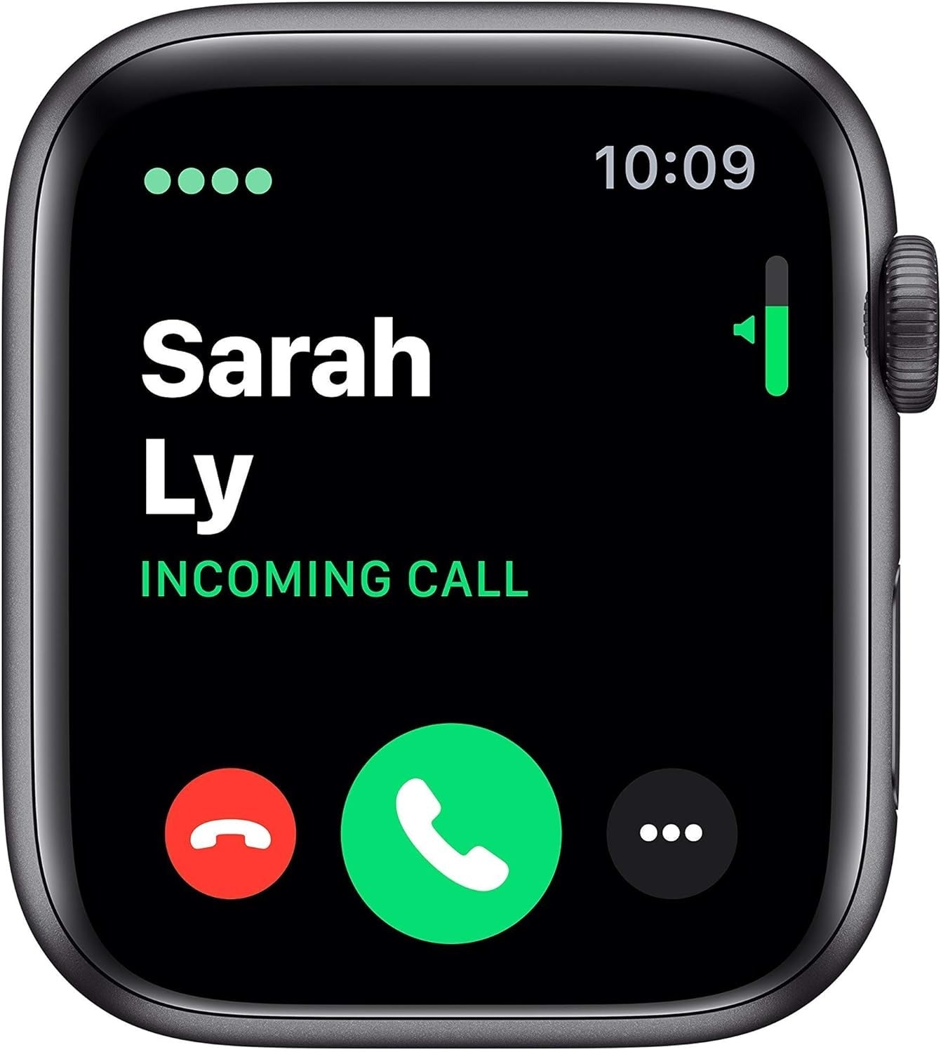 Apple Watch Series 6 (GPS + LTE) 40MM Space Gray Titanium Case Black Sport Band (Refurbished)