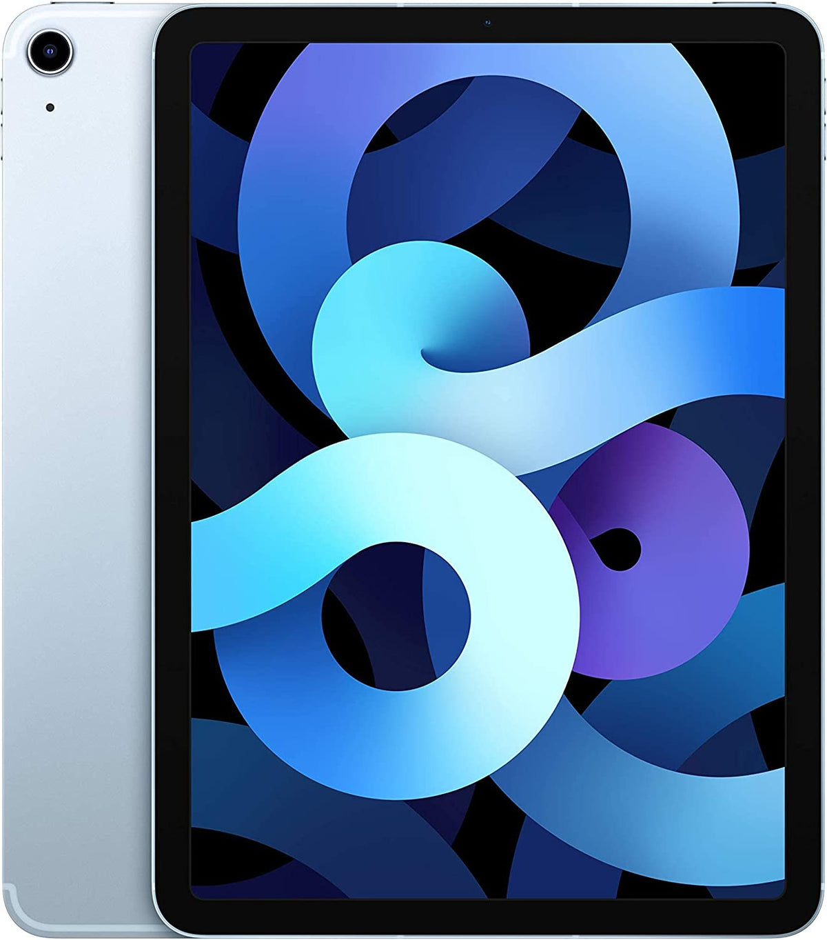 Apple iPad Air 4th Gen 64GB Wifi + Cellular (Unlocked) - Sky Blue (Renewed)