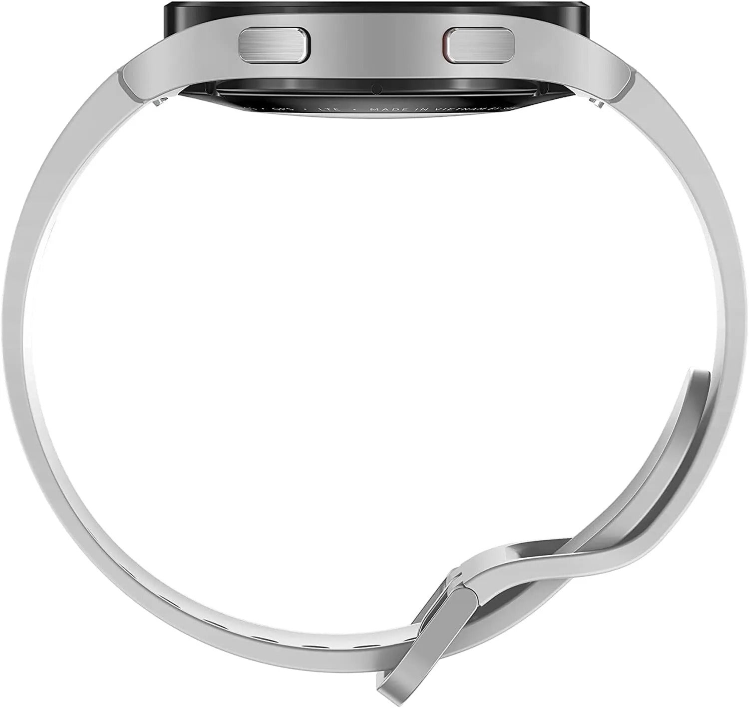 Samsung Galaxy Watch4 (WIFI, LTE, 44mm) Silver Case & White Rubber Band (Refurbished)