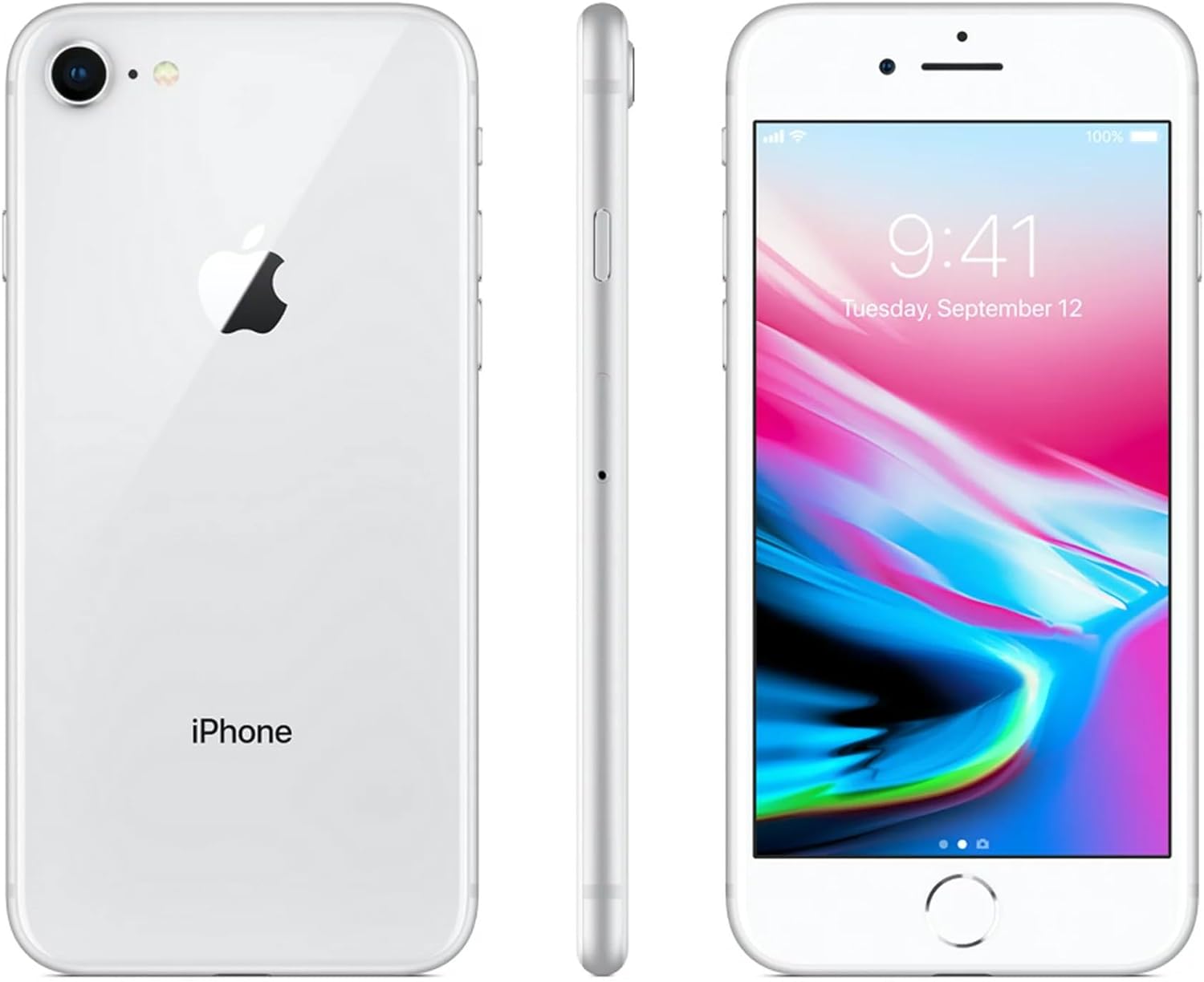 Apple iPhone 8 Smartphone - 64GB - Silver (Unlocked) (Refurbished)