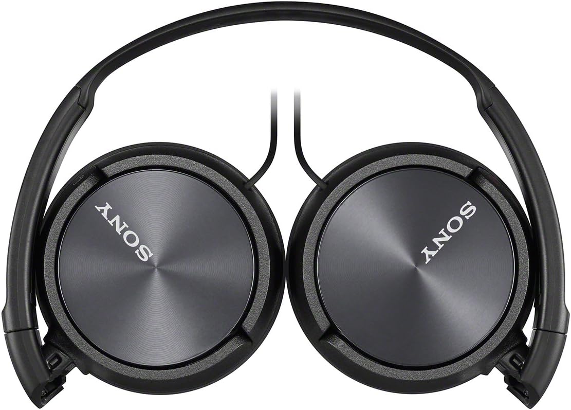 Sony MDR-ZX310AP ZX Series Wired On Ear Headphones with Mic - Black (Refurbished)