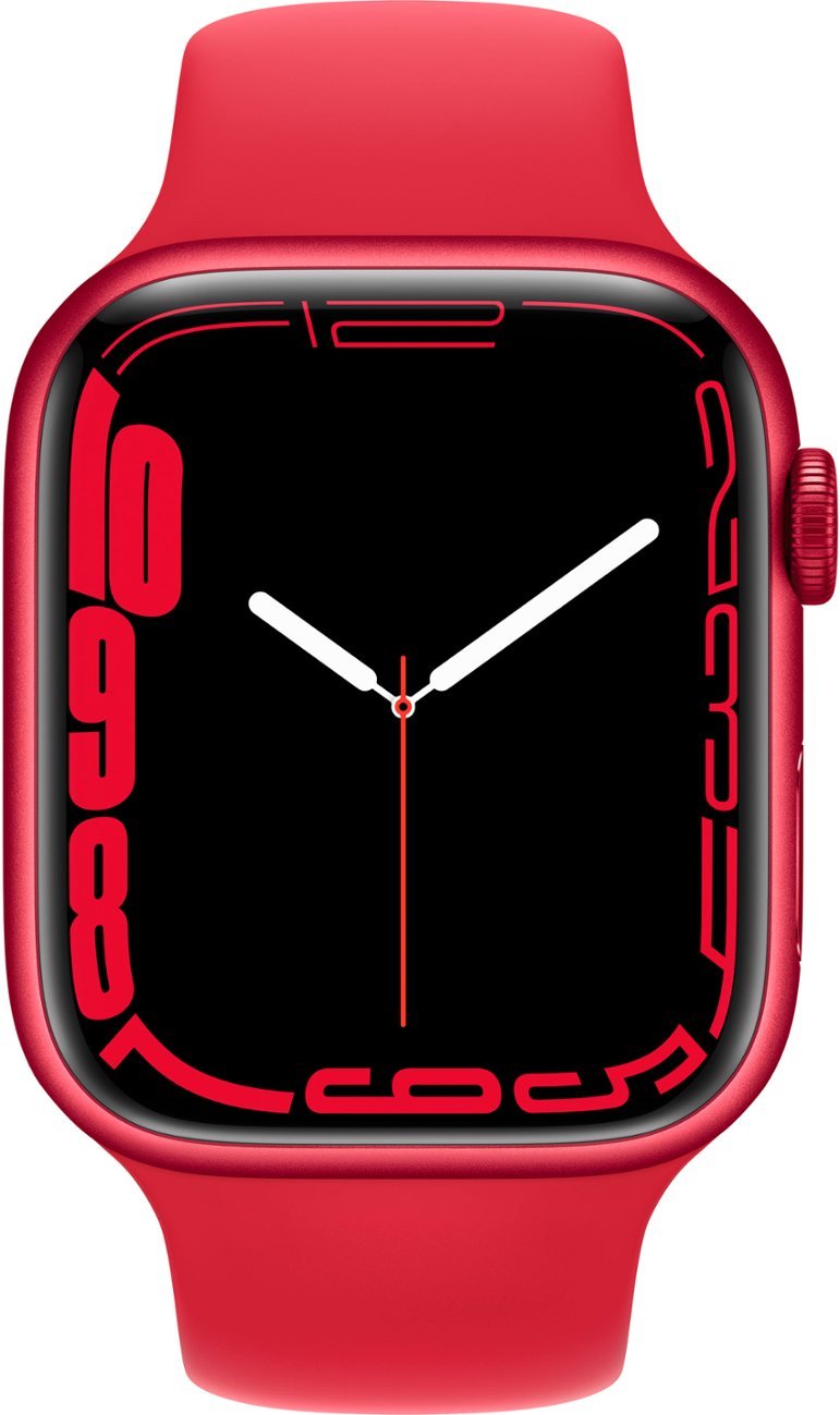 Apple Watch Series 7 (GPS + LTE) 41mm (PRODUCT)RED Aluminum Case & Red Sport Band (Pre-Owned)