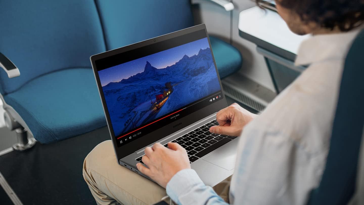 Samsung Galaxy Chromebook Go - 256GB (Verizon) - Silver (Refurbished)