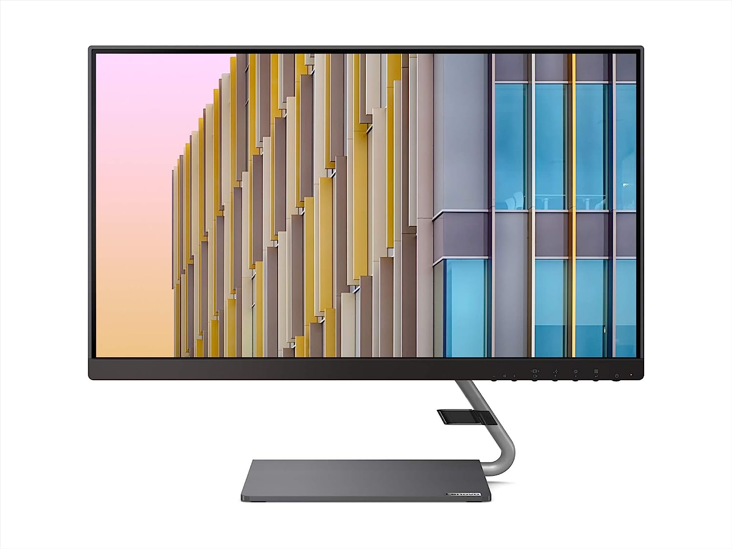 Lenovo Q24h-10 23.8-inch QHD (2560 x 1440) USB-C LCD Monitor - Graphite Grey (Refurbished)