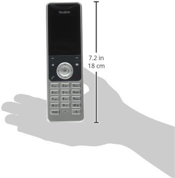 Yealink W56H IP Dect Phone w/o Charger Adapter - Gray/ Black (Certified Refurbished)