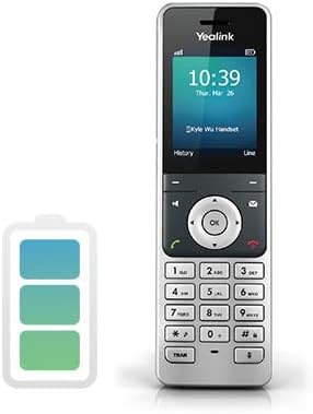 Yealink W56H IP Dect Phone w/o Charger Adapter - Gray/ Black (Certified Refurbished)