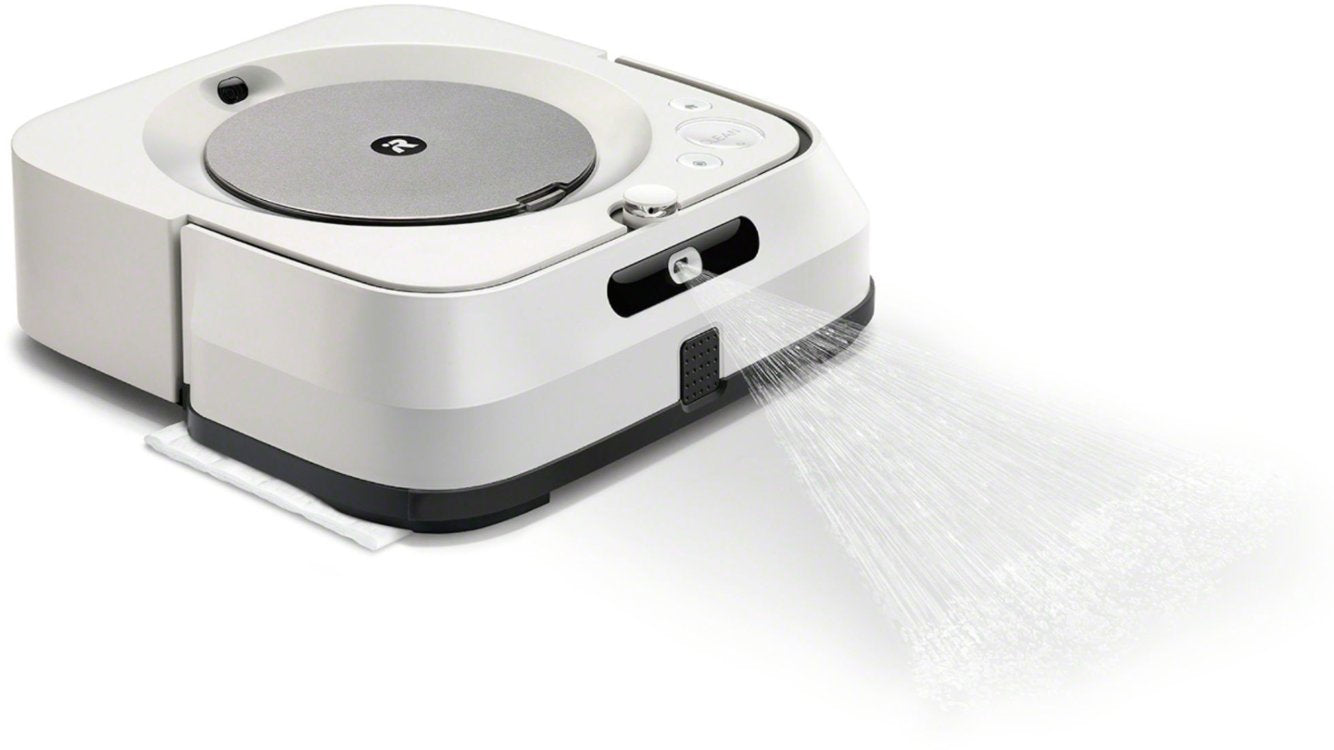 iRobot Braava Jet M6 Wi-Fi Connected Robot Mop - White (Refurbished)