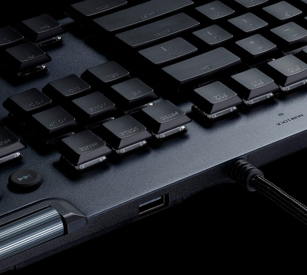 Logitech LIGHTSYNC Full-size Wired Mechanical GL Tactile Switch Gaming Keyboard (Refurbished)