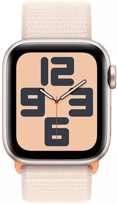 Apple Watch Series SE 2nd Gen (GPS+LTE) 40MM Starlight Aluminum Case Sport Loop (Refurbished)