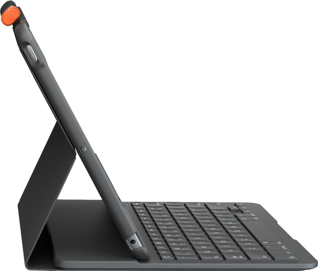 Logitech Slim Keyboard Folio Case for Apple iPad 7th / 8th / 9th Gen - Graphite (Refurbished)