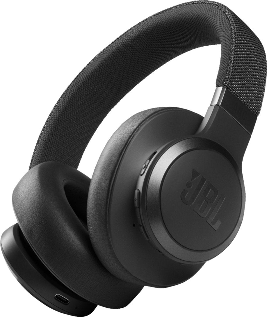 JBL Live 660NC Wireless Noise Cancelling Over-The-Ear Headphones - Black (Refurbished)