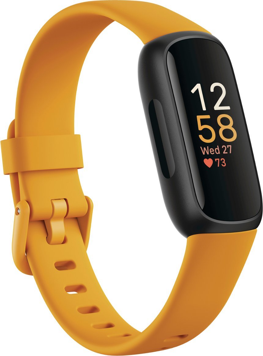 Fitbit Inspire 3 Health & Fitness Tracker with Stress Management - Morning Glow (Refurbished)