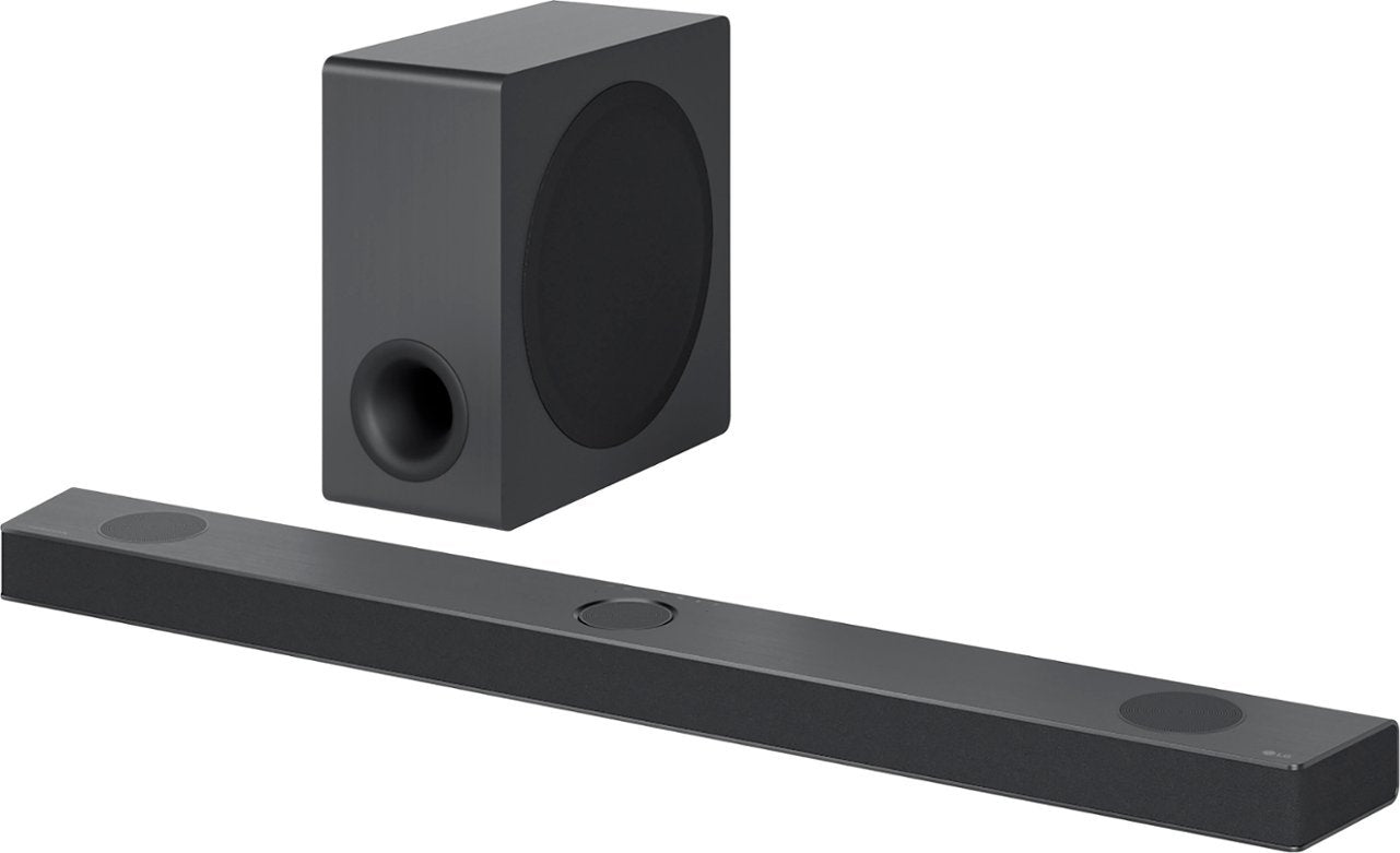 LG 5.1.3 Ch Soundbar S90QY with Wireless Subwoofer, Dolby Atmos and DTS:X -Black (Refurbished)