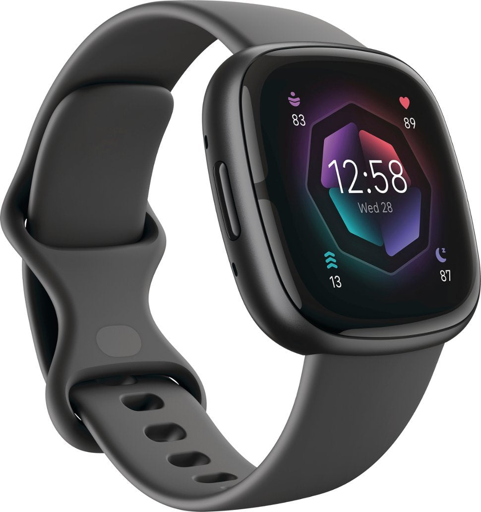 Fitbit Sense 2 Advanced Health Smartwatch - Graphite (Certified Refurbished)