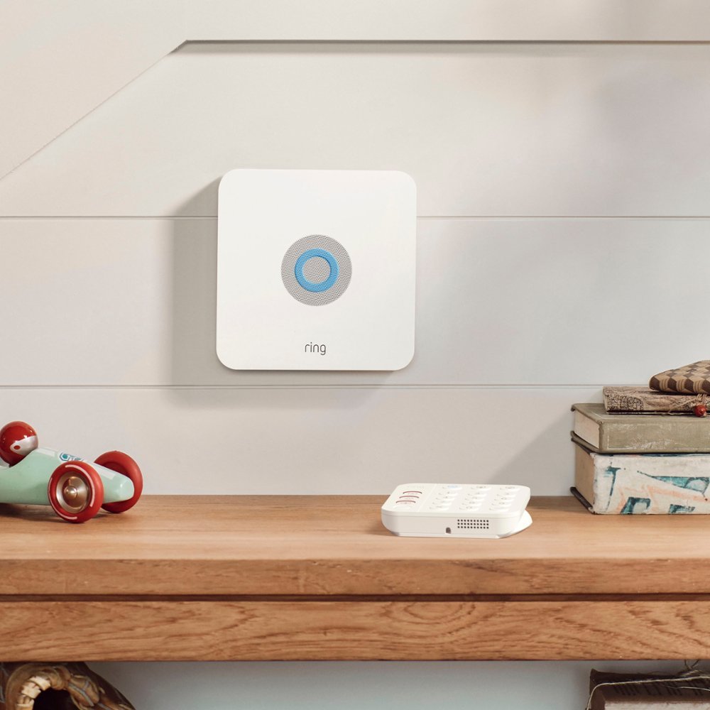 Ring Alarm 8-Piece Home Security Kit - White (Refurbished)