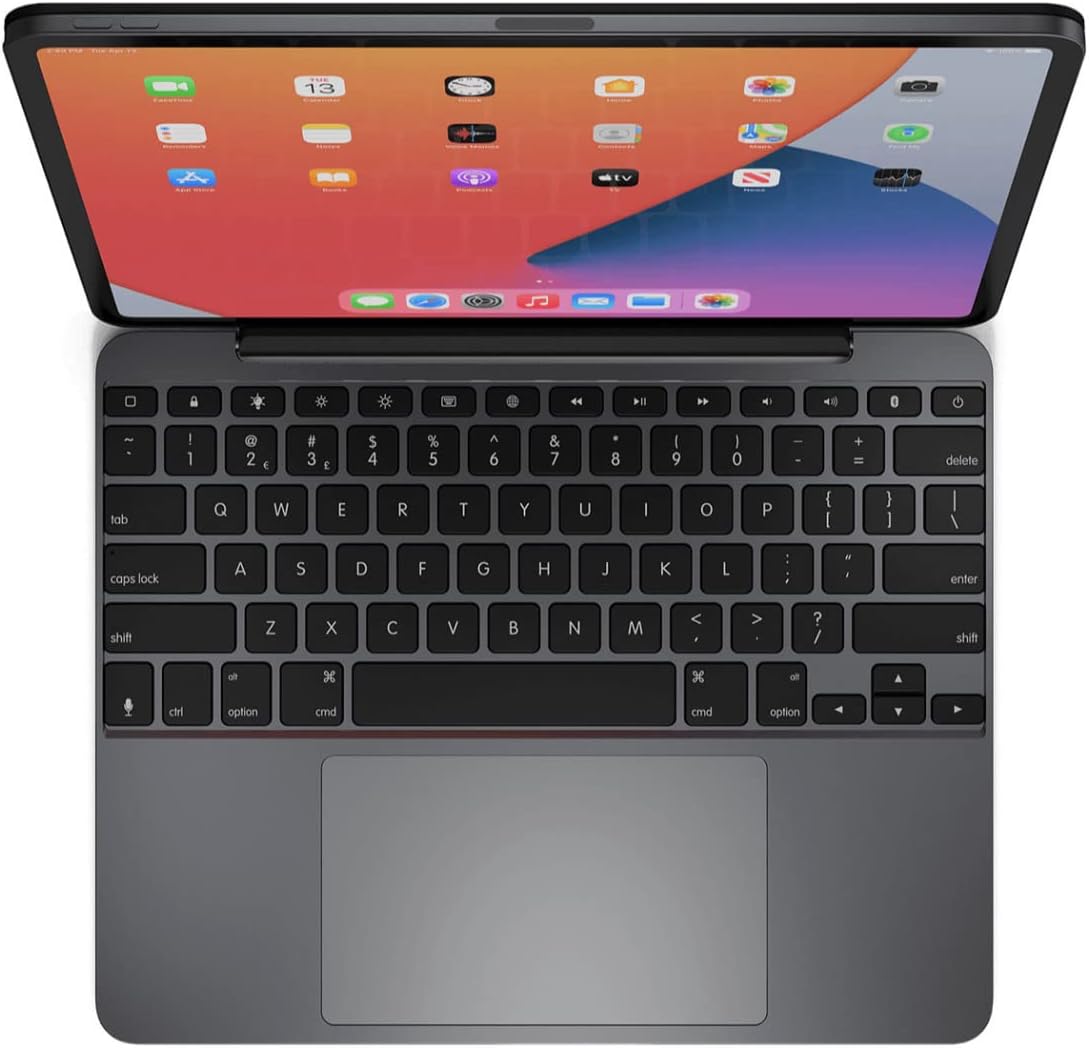 Brydge 12.9 MAX+ Wireless Keyboard for iPad Pro 12.9-inch 3, 4, & 5 - Space Gray (Refurbished)