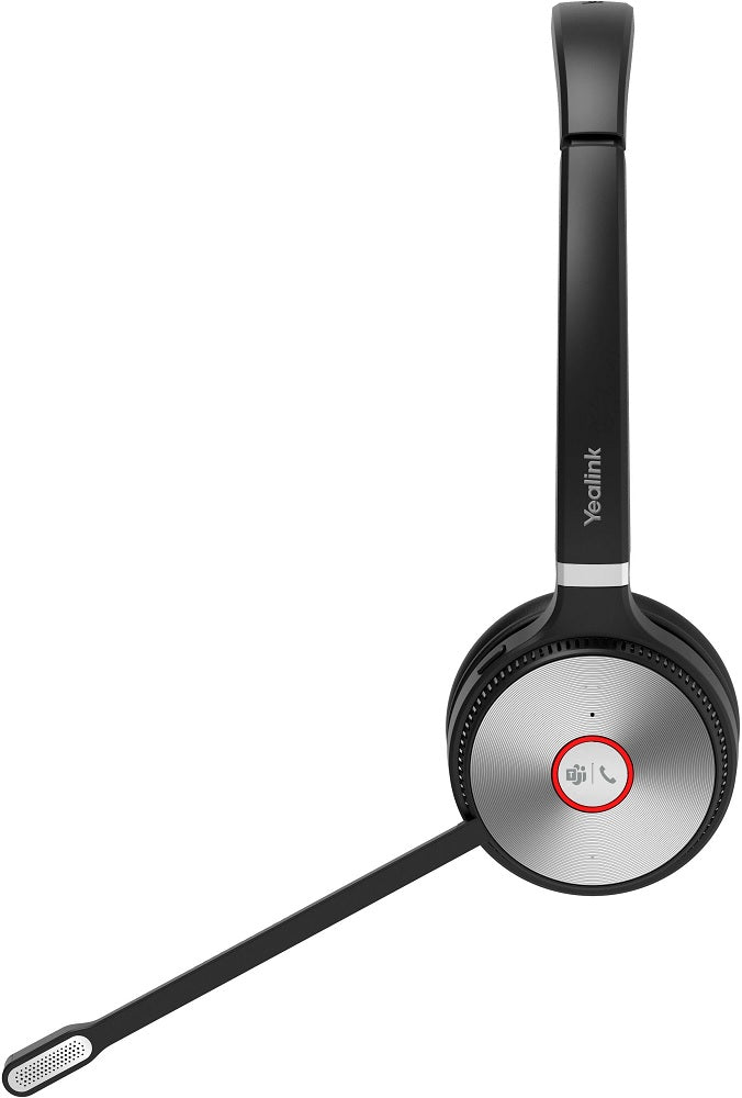 Yealink WH62 Dual UC DECT Wireless Headset with Microphone - Black (Certified Refurbished)