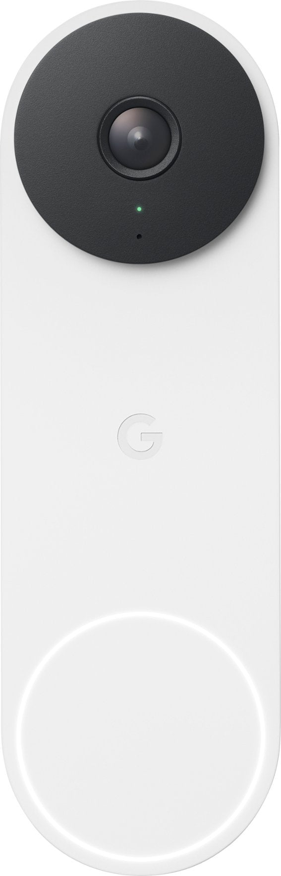 Google Nest Doorbell (Wired, 2nd Gen) - Video Doorbell Security Camera - Snow (Refurbished)