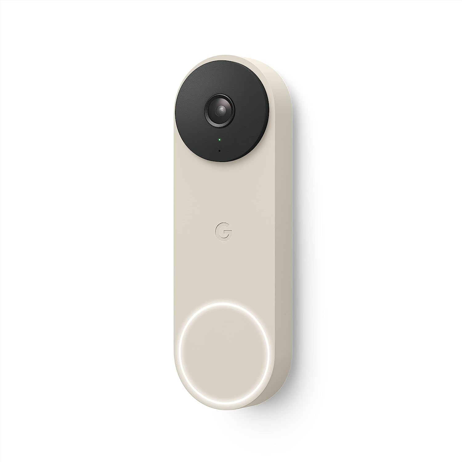 Google Nest Doorbell 2nd Gen Wired Video Doorbell Security Camera - Linen (Refurbished)
