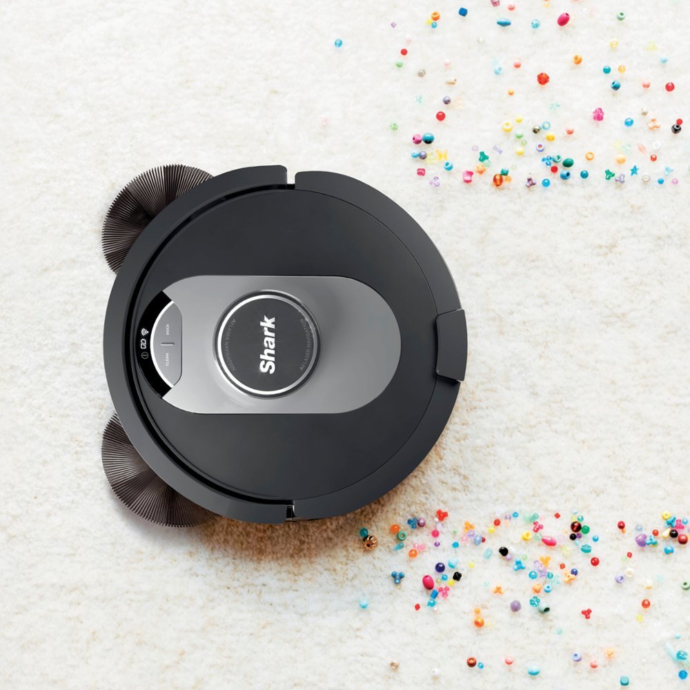 Shark AI Ultra Robot Vacuum and XL HEPA Self-Empty Base with Accessories - Black (Refurbished)