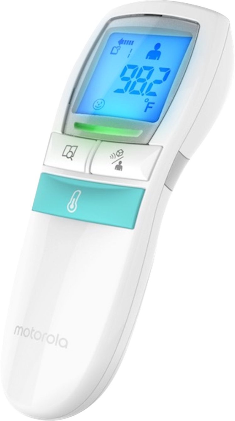 Motorola Care 3-in-1 Non-Contact Baby Forehead Handheld Thermometer - White (Refurbished)