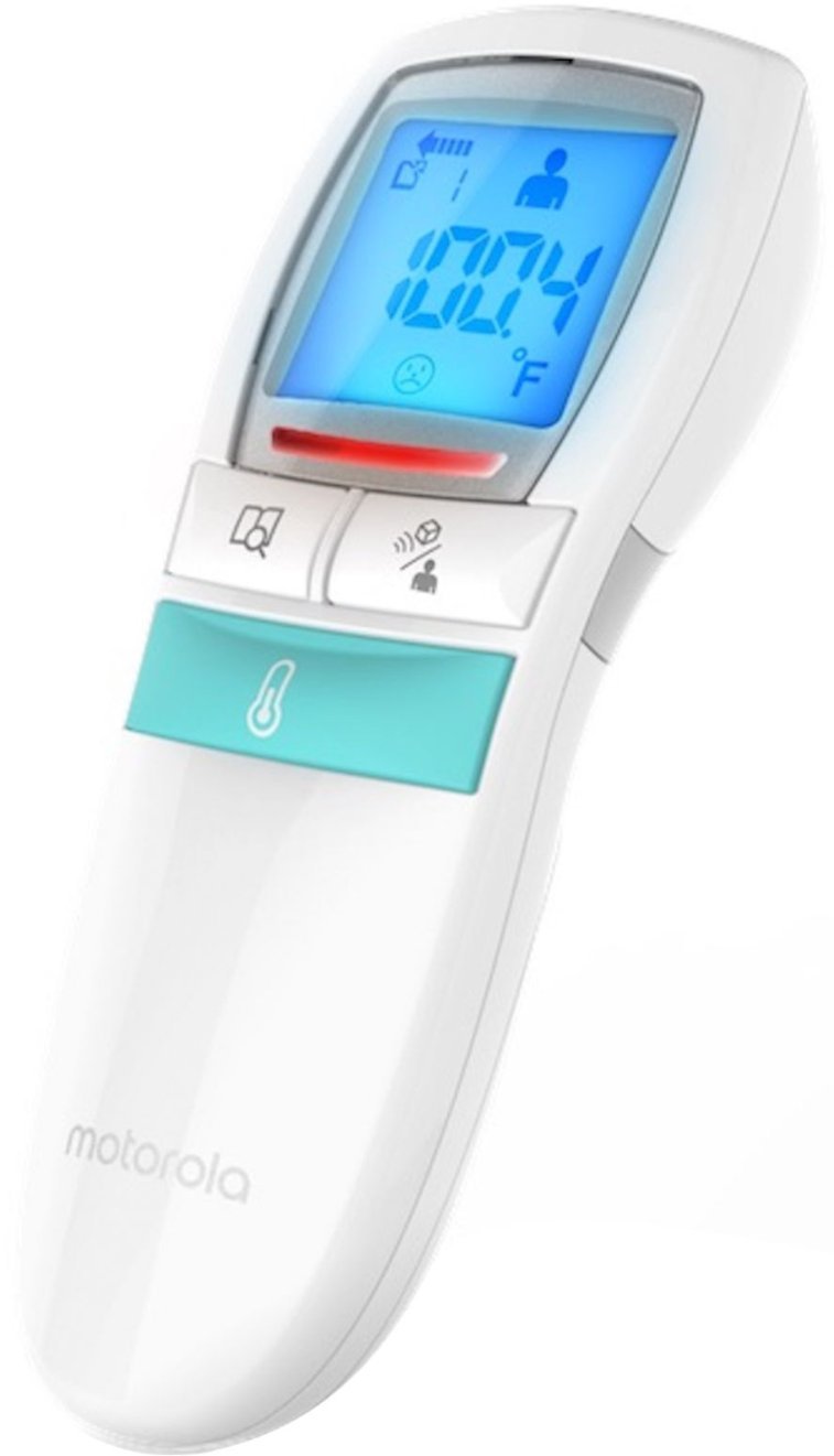 Motorola Care 3-in-1 Non-Contact Baby Forehead Handheld Thermometer - White (Refurbished)