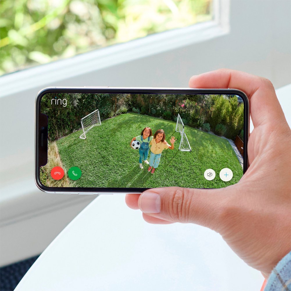 Ring Spotlight Cam Plus Outdoor Wireless 1080p Battery Camera - Black (Refurbished)