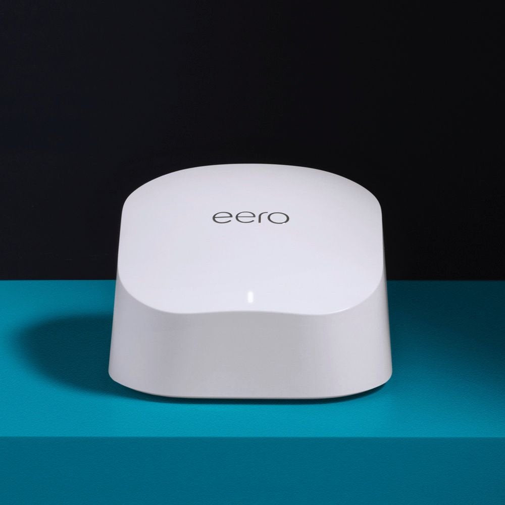 Amazon eero 6+ Dual Band Mesh Wi-Fi 6 Router - White (Refurbished)