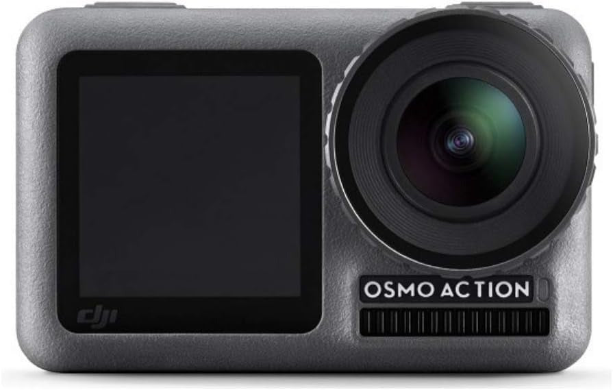 DJI Osmo Action - 4K Action Cam 12MP Digital Camera with 2 Displays - Black (Refurbished)