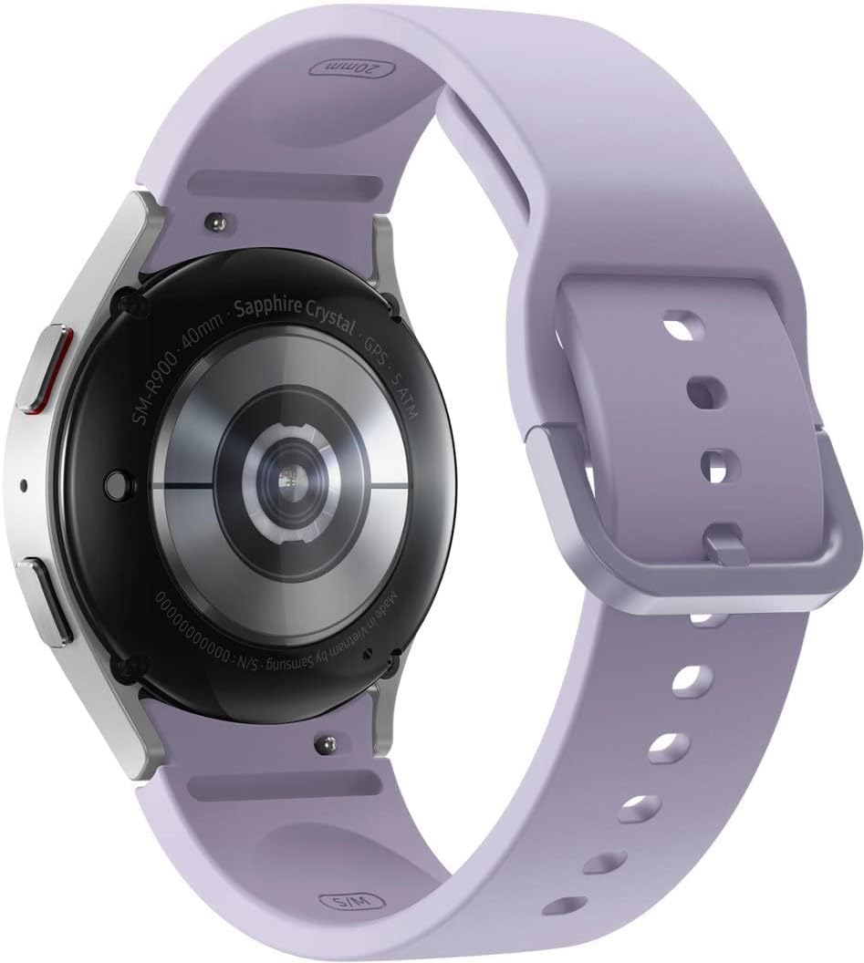 Samsung Galaxy Watch 5 40mm (Wi-FI + 4G LTE) Silver Purple Rubber Band (Refurbished)