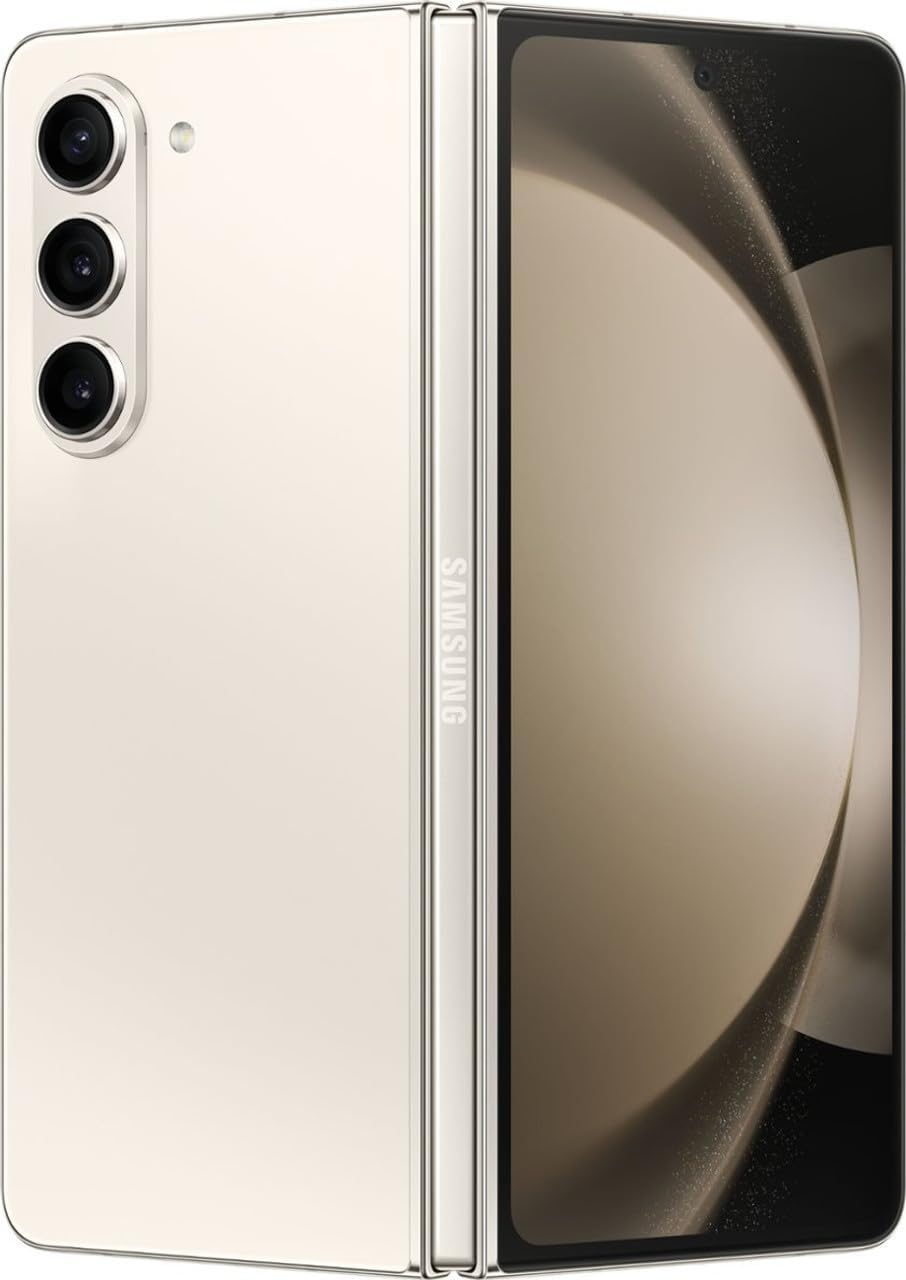 Samsung Galaxy Z Fold 5 Smartphone, 256GB, Unlocked - Cream (Certified Refurbished)