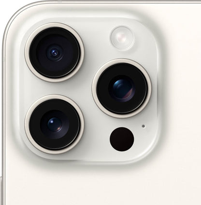 Apple iPhone 15 Pro 256GB (Unlocked) - White Titanium (Certified Refurbished)