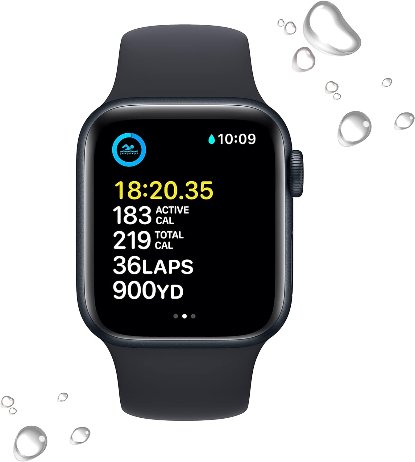 Apple Watch Series SE (2nd Gen) (GPS) 40mm Midnight Aluminum Case & Sport Band (Used)