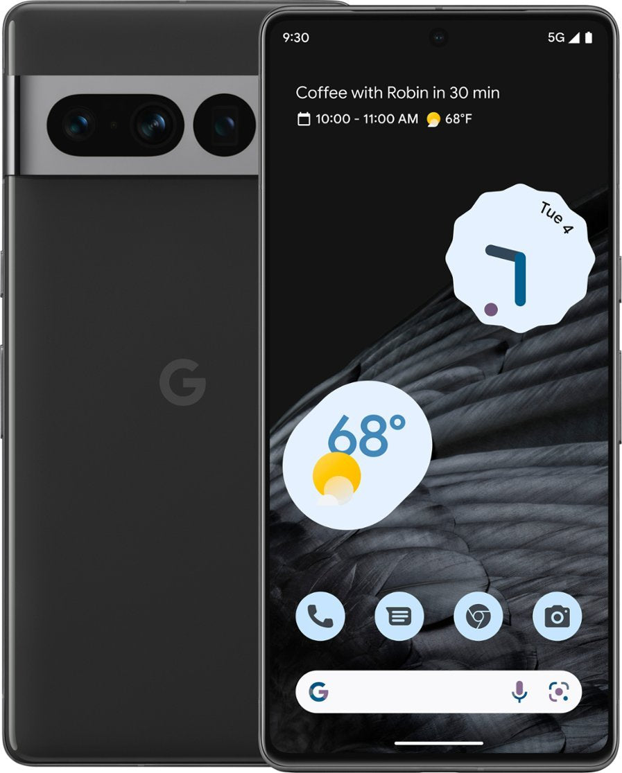 Google Pixel 7 Pro 256GB (Unlocked) - Obsidian (Renewed)