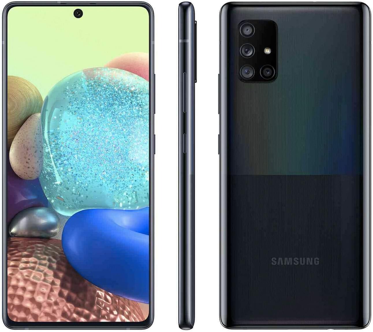 Samsung Galaxy A71 5G 128GB (Unlocked) - Prism Cube Black (Renewed)