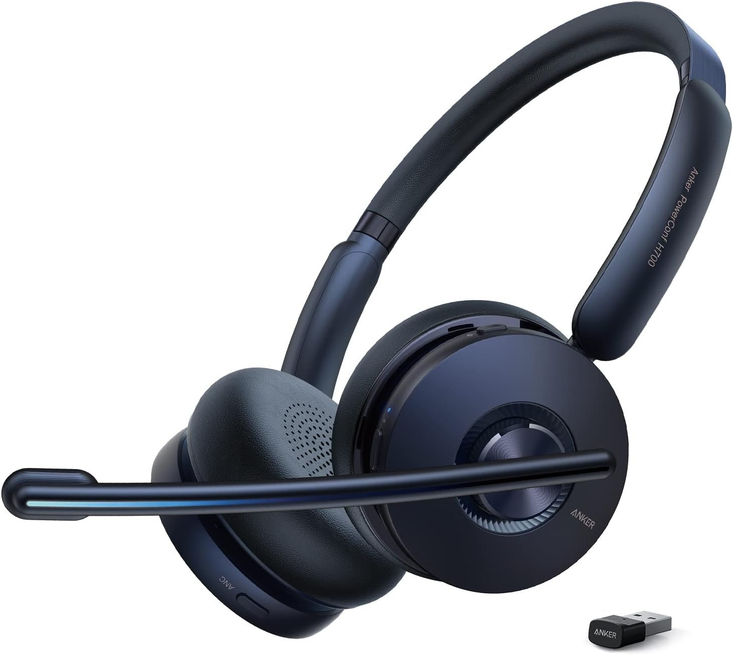Anker PowerConf H700 Wireless Headset - Navy (Refurbished)