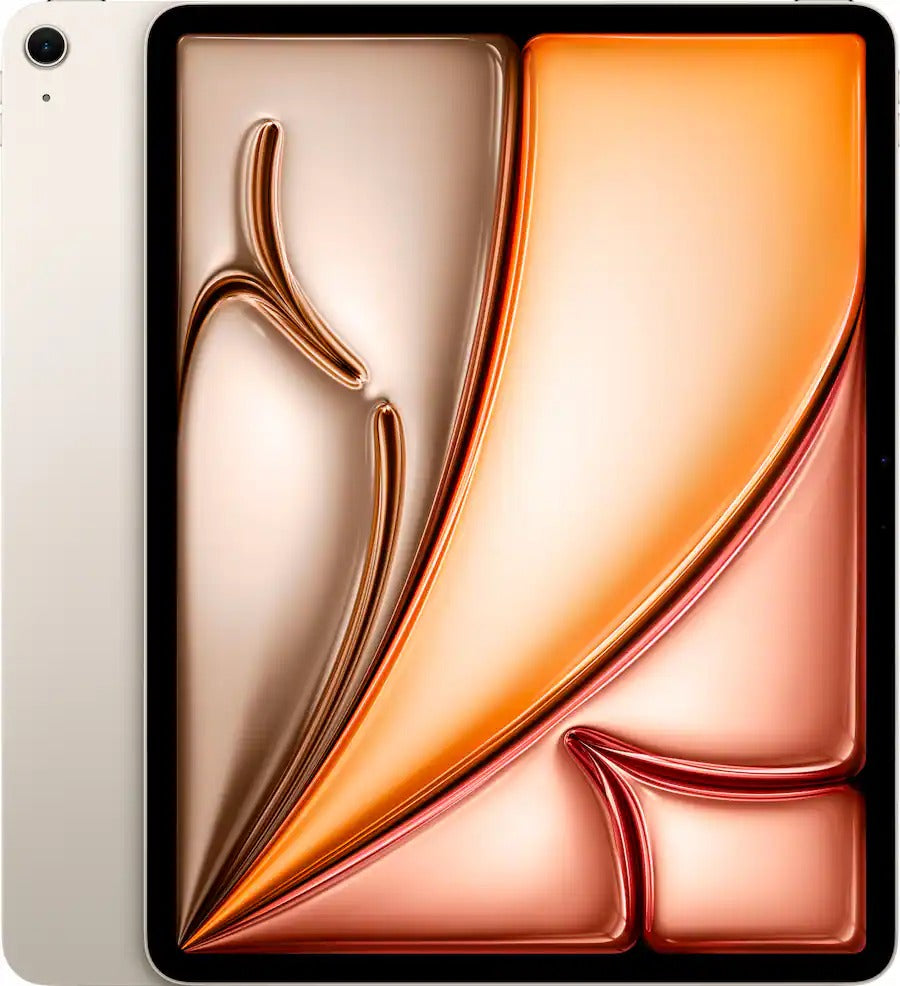 Apple iPad Air (M2, 2024, 13") 128GB (Wifi Only) - Starlight (Refurbished)