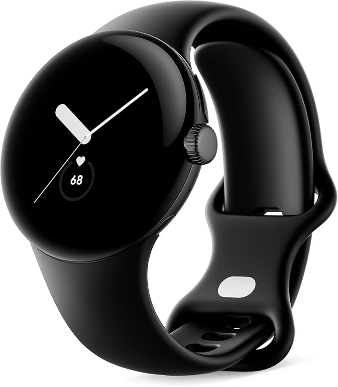 Google Pixel Watch 1 - 41mm (GPS+LTE) Stainless Steel Black Obsidian Active Band (Certified Refurbished)