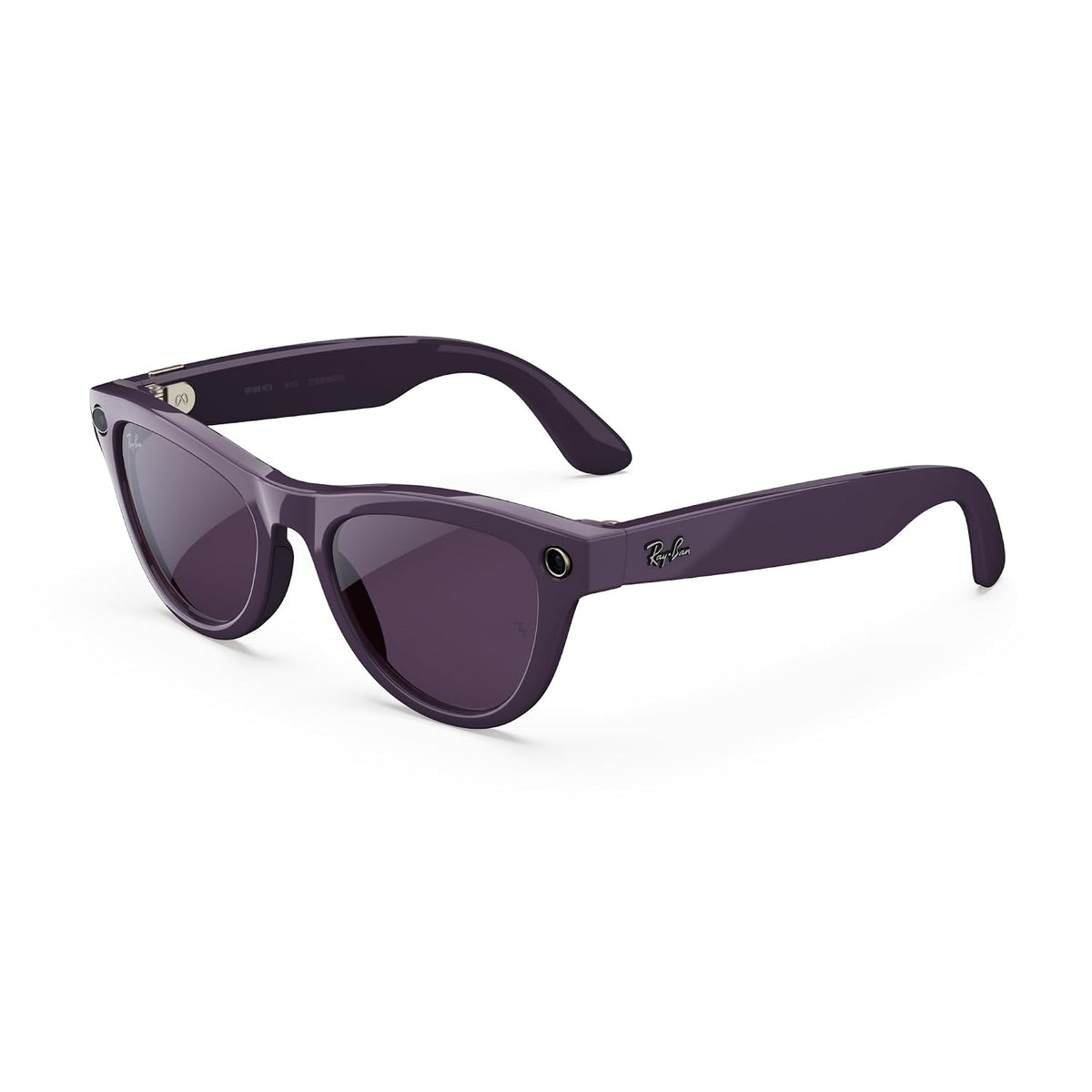 Ray-Ban Meta Skyler Smart Glasses MysticViolet, Clear to Amethyst, Gen 2 (Refurbished)