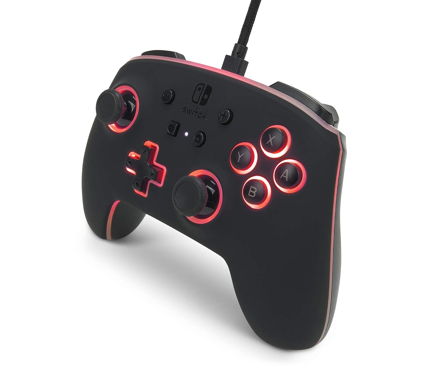 PowerA Spectra Enhanced Wired Controller for Nintendo Switch - Black LED (Pre-Owned)