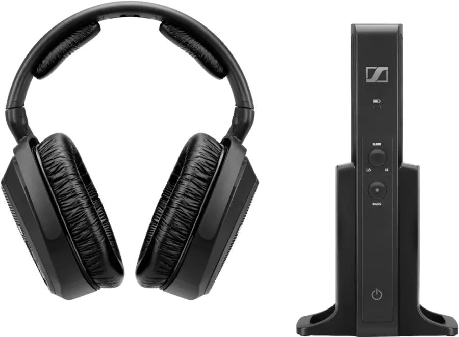 Sennheiser Wireless Headphone System for TV Listening with Bass Boost - Black (Refurbished)