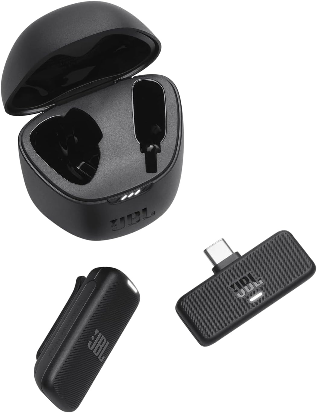 JBL Quantum Stream Wireless USB-C - Wearable Wireless Streaming Microphone - Black (Refurbished)