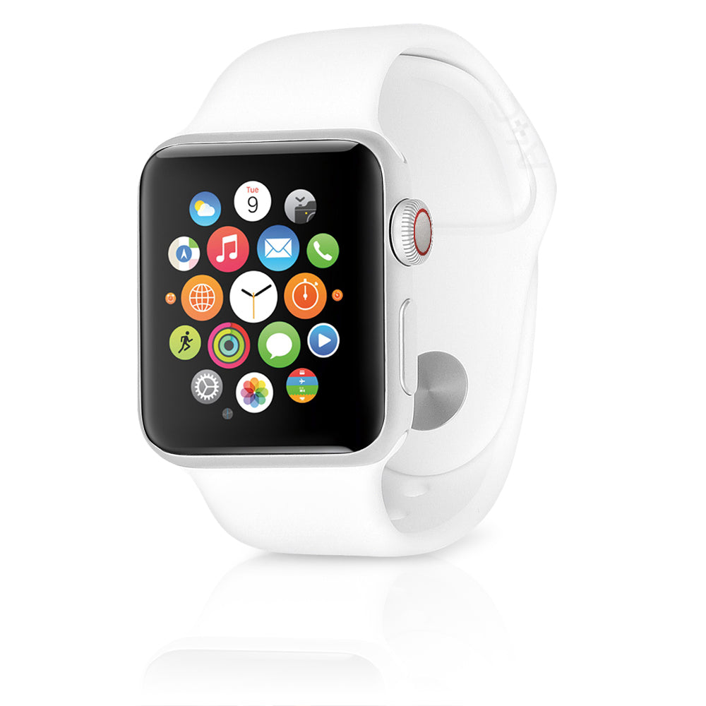 Apple Watch Series 4 (GPS + LTE) 40mm Silver Aluminum Case & White Sport Band (Refurbished)