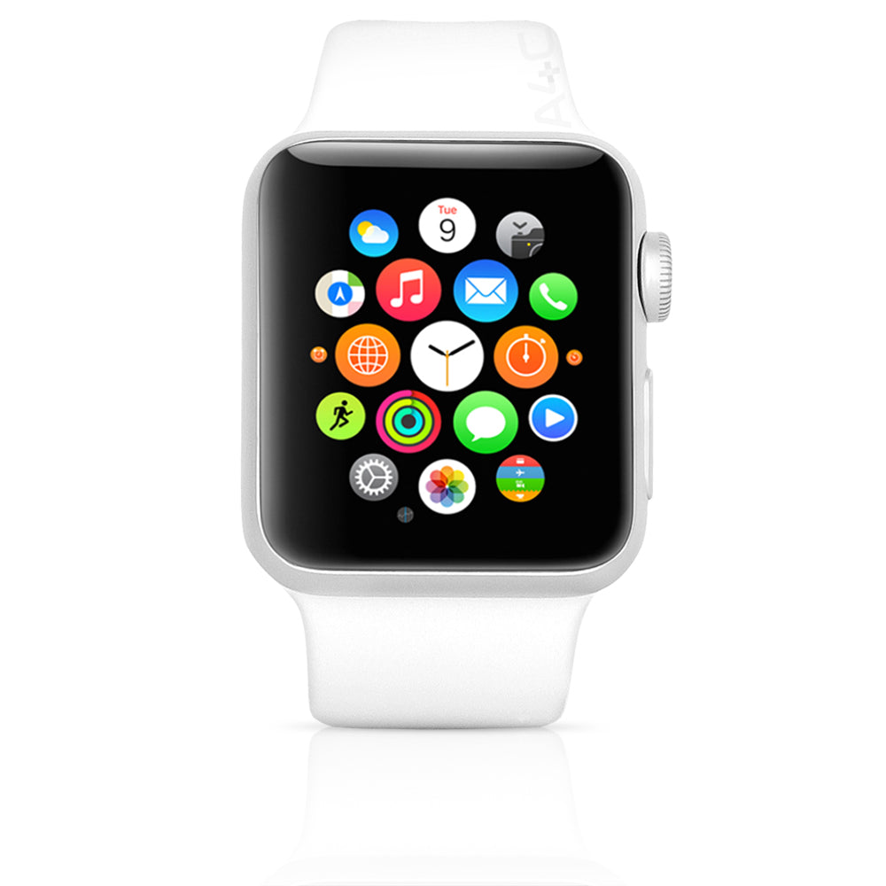 Apple Watch Series 4 (GPS + LTE) 40mm Silver Aluminum Case & White Sport Band (Refurbished)