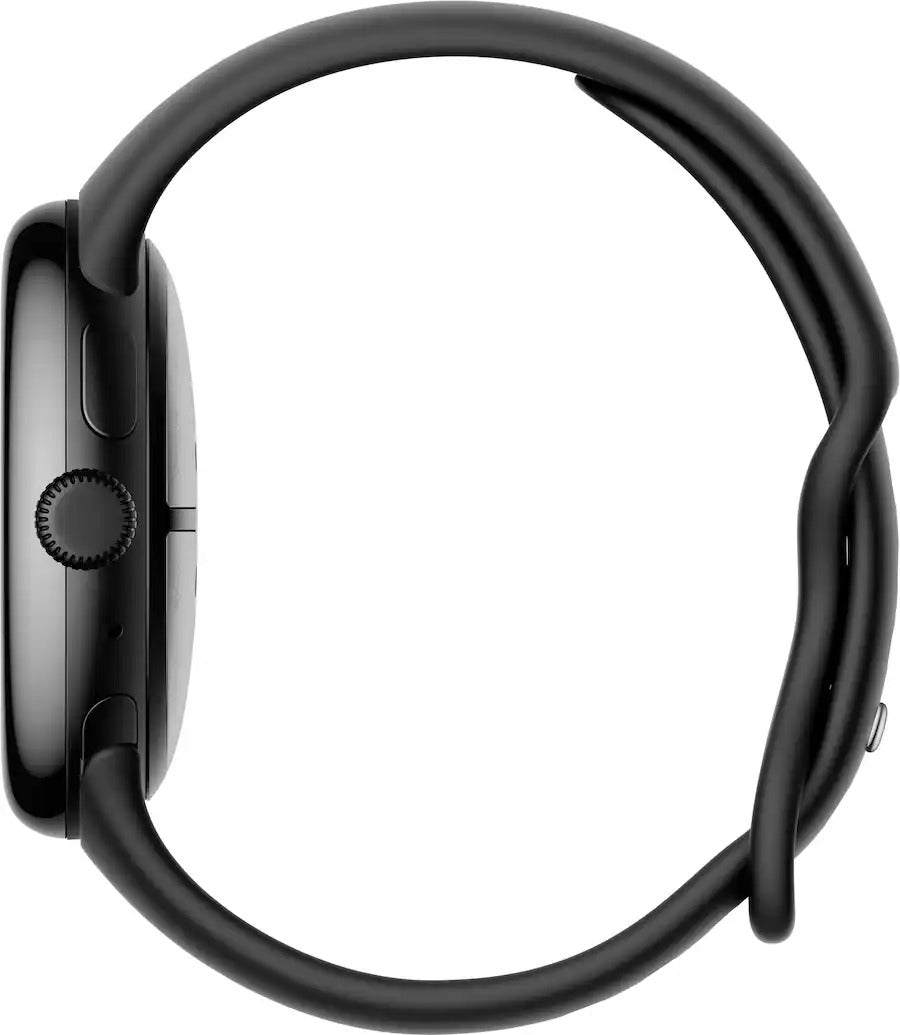 Google Pixel Watch 3 (GPS+LTE) 45MM Matte Black Aluminum Obsidian Active Band (Pre-Owned)