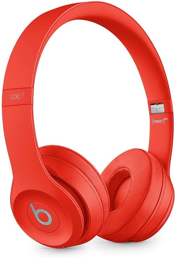 Beats Solo 3 Wireless On-Ear Headphone - (PRODUCT)Red (Refurbished)