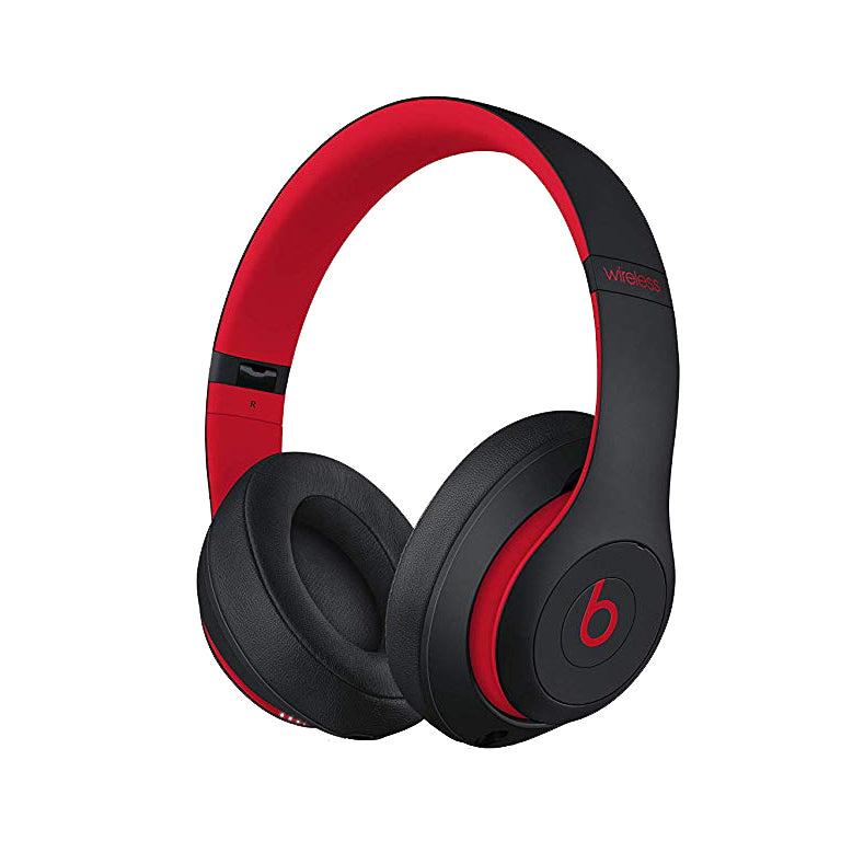 Beats By Dr. Dre Beats Studio3 Wireless Over-Ear Headphones - Defiant Black-Red (Refurbished)