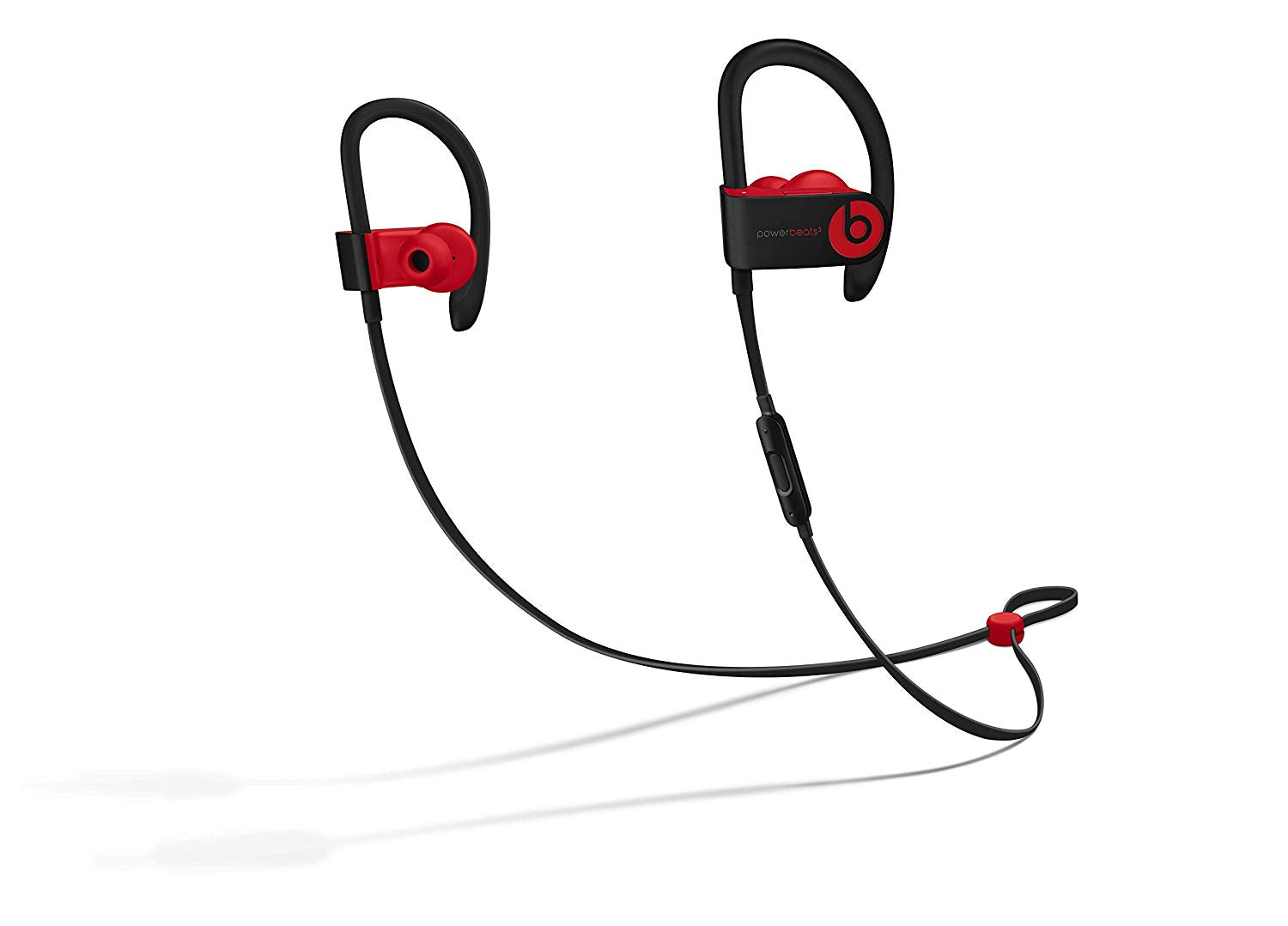 Beats By Dr. Dre PowerBeats3 Wireless In-Ear Headphones - Defiant Black-Red (Refurbished)