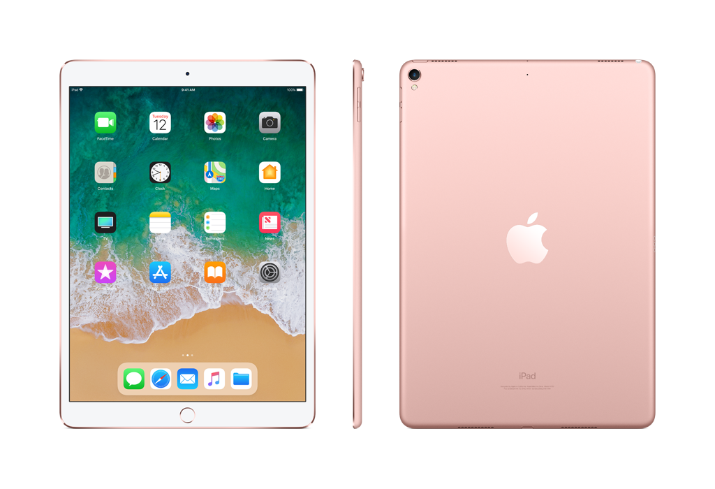 Apple iPad Pro 2nd Generation, 256GB, 10.5", Wifi Only - Rose Gold (Renewed)